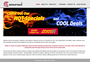 Auto Part Sales Website, 2020