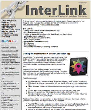 Nonprofit chapter officer e-newsletter