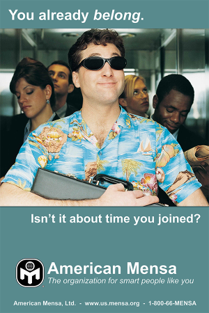 Nonprofit magazine ad