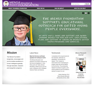 Foundation website, ~2013