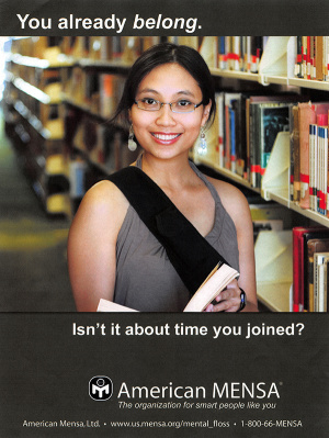 Nonprofit magazine ad