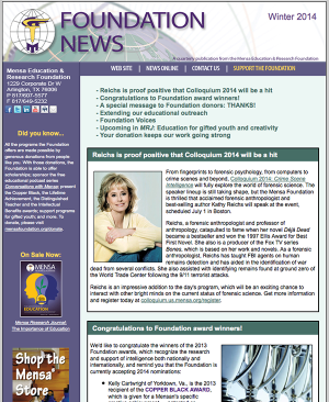 Nonprofit foundation e-newsletter