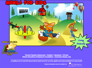 Children's website, ~2007