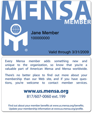 Nonprofit membership card