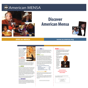 Nonprofit tri-fold brochure