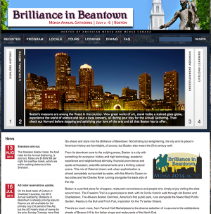 Convention website, ~2014